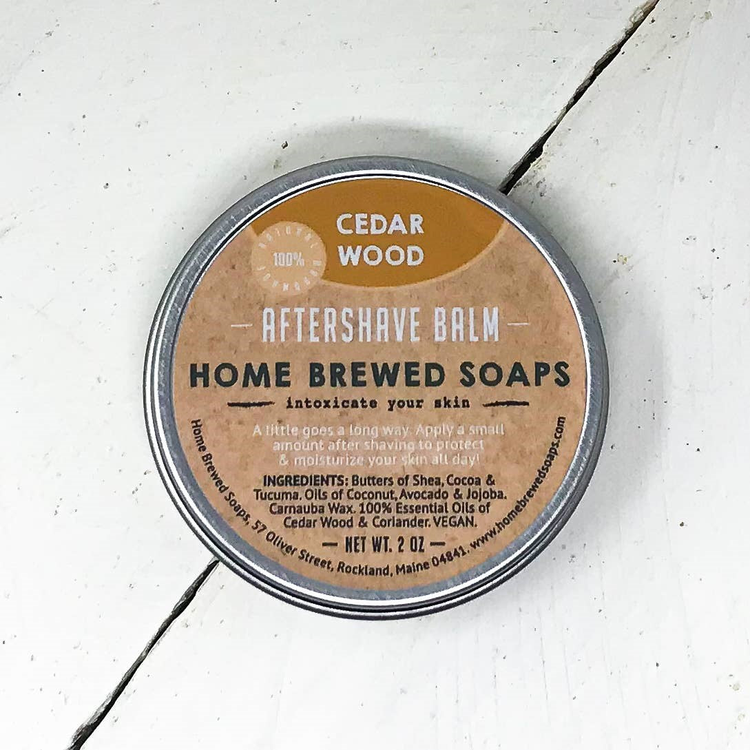 MENS ORGANIC SMOKED BIRCH HANDMADE SOAP & CEDAR AFTERSHAVE BALM