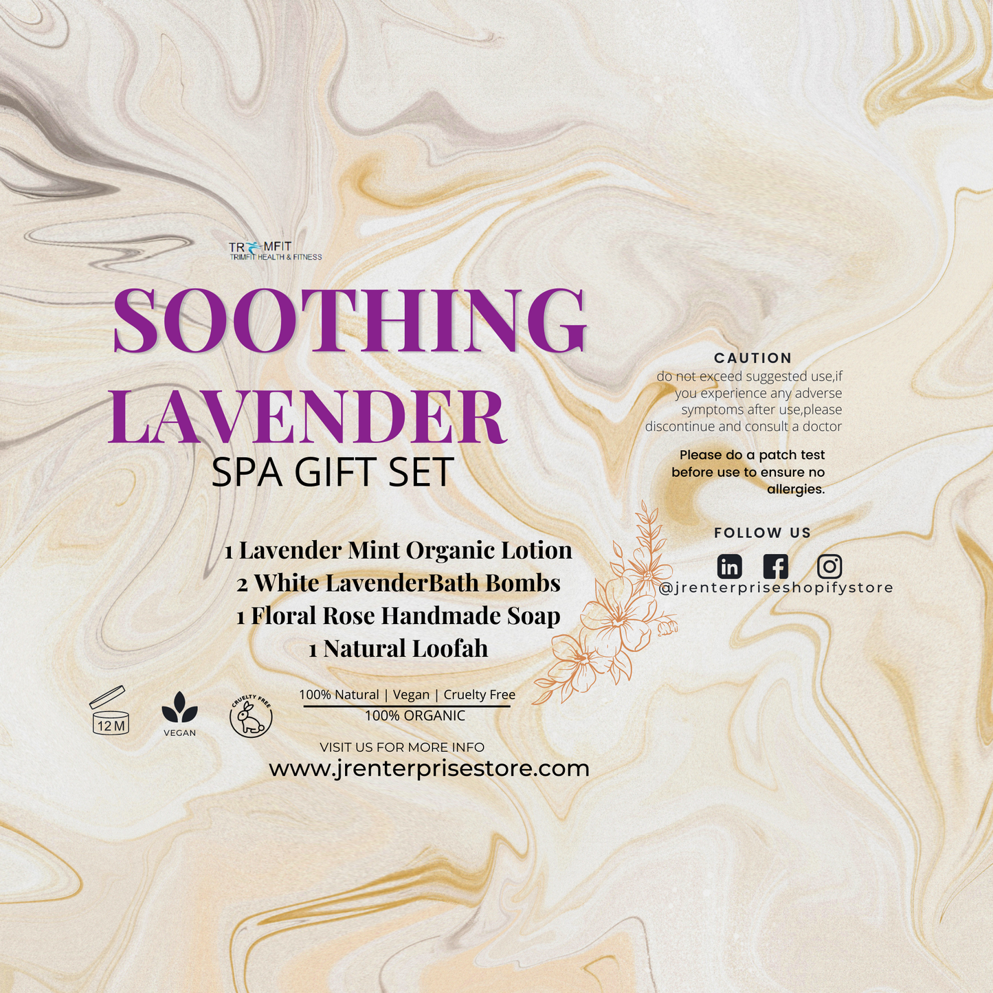SOOTHING ORGANIC LAVENDER GIFT SET