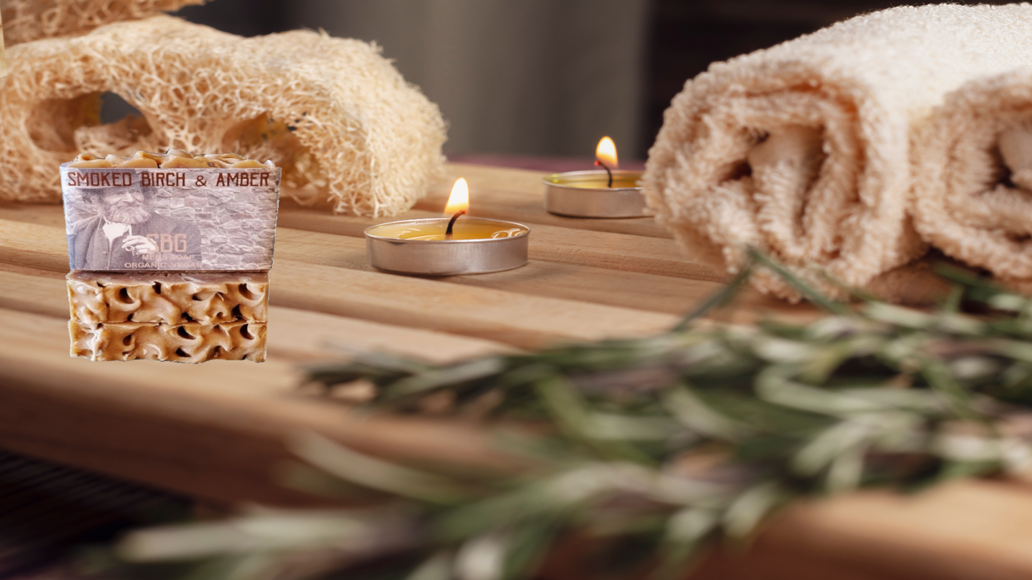 MEN'S ORGANIC SMOKED BRICH & BEER SHAVE+SAMPLE