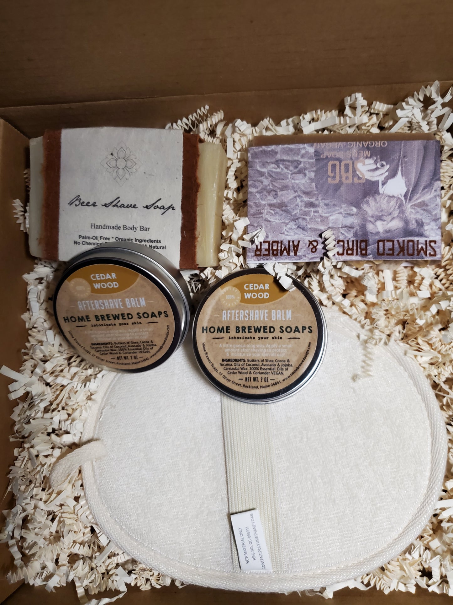 MEN'S ORGANIC SMOKED BRICH & BEER SHAVE+SAMPLE