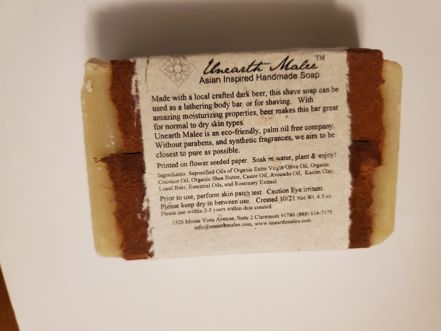 MEN'S ORGANIC SMOKED BRICH & BEER SHAVE+SAMPLE