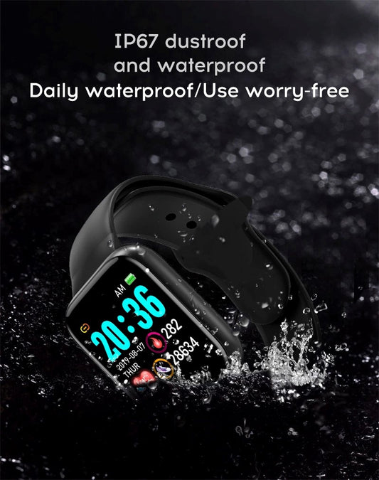 D20 PRO SMART WATCH Y68, BLUETOOTH FITNESS TRACKER, SPORTS WATCH, HEART RATE BLOOD PRESSURE MONITOR SMART BRACELET FOR ANDROID AND iOS