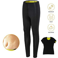 SAUNA SUIT TOP & PANTS MEN/WOMEN+ SWEAT ENHANCER CREAM PACKAGE