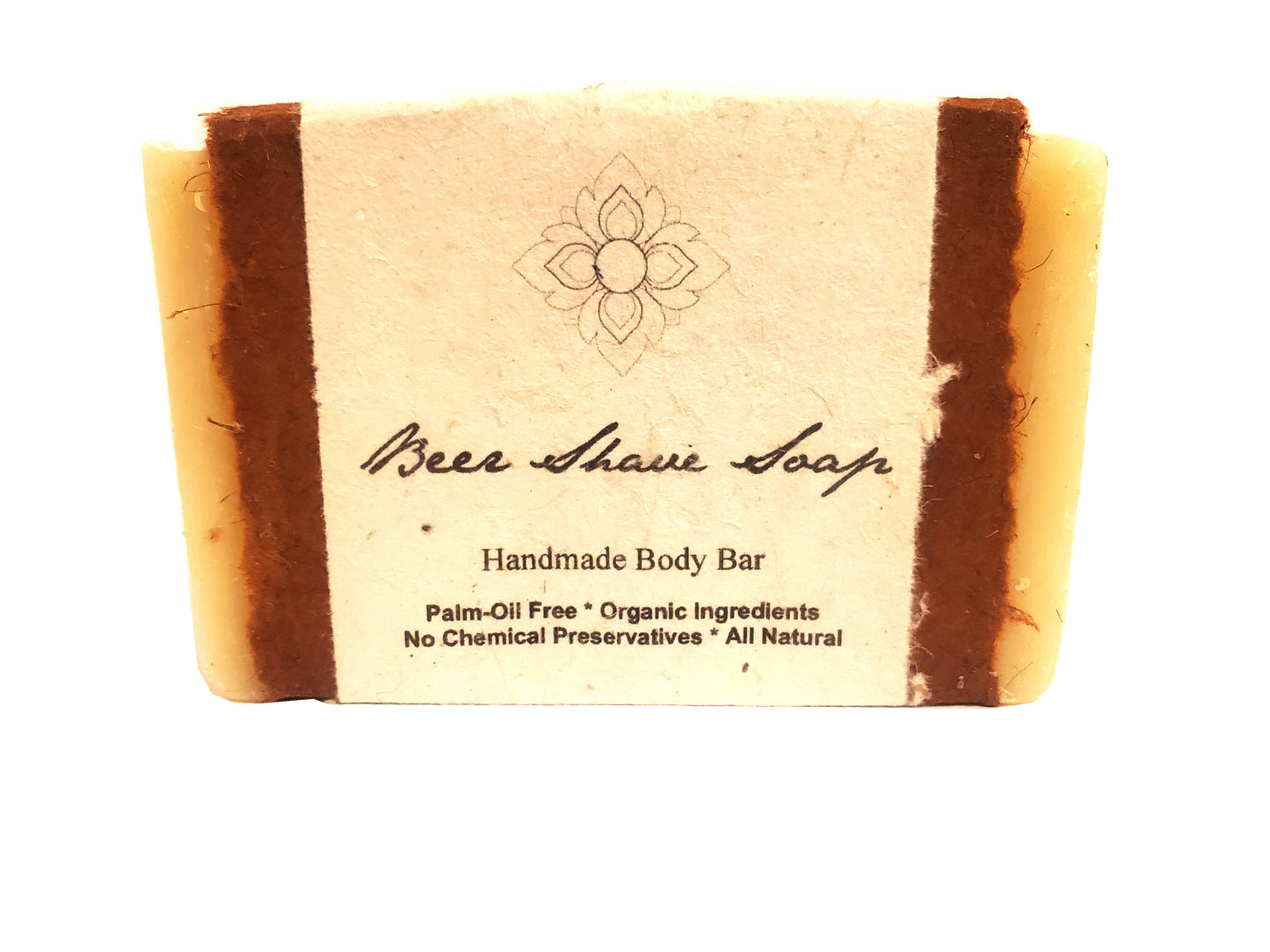 2 ALL NATURAL ORGANIC MEN'S BEER SHAVEING SOAPS